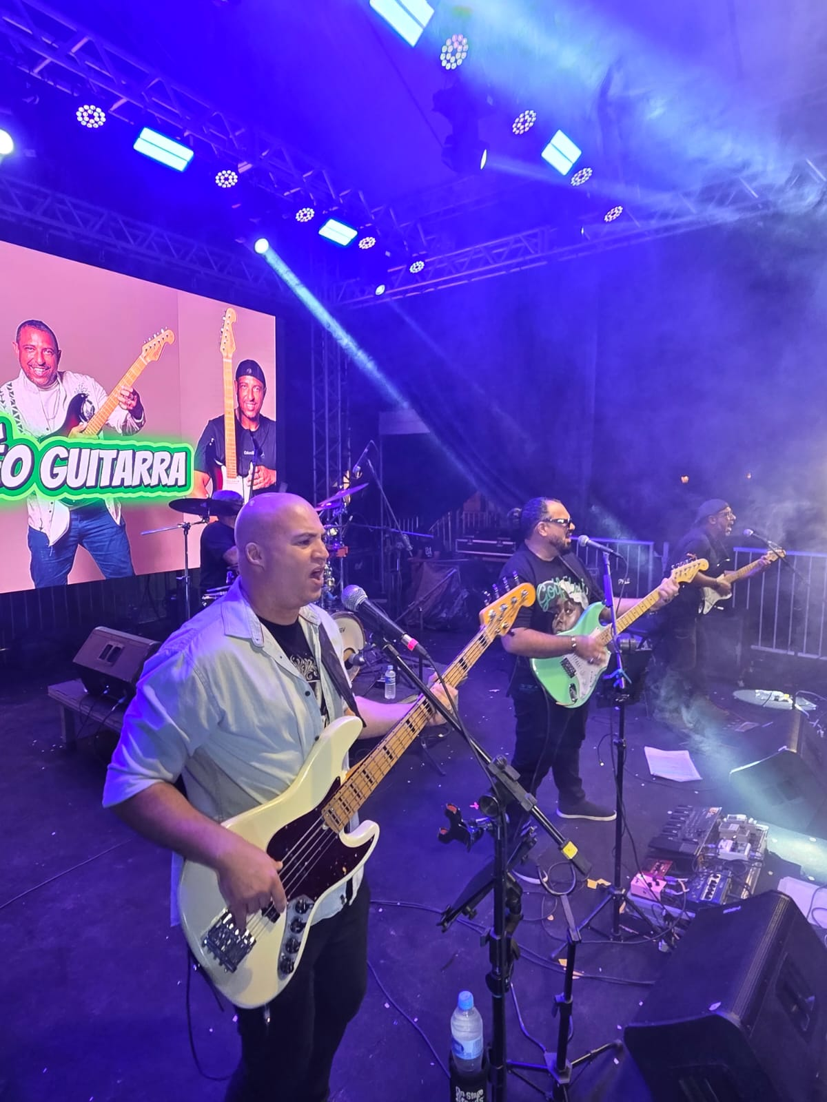 Banda no palco